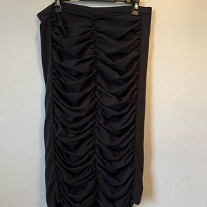 Black Ruffle Skirt